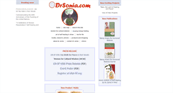 Desktop Screenshot of drsonia.com